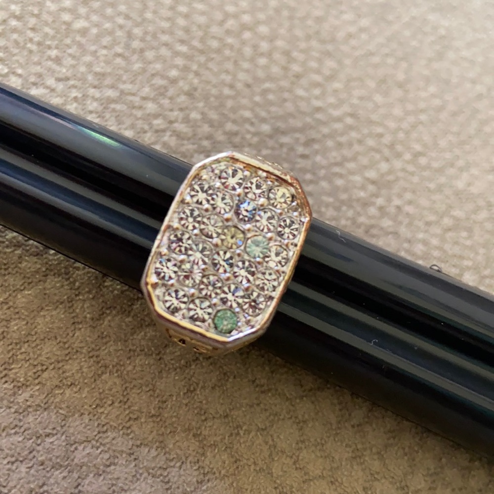 Men’s Gold Colored Ring with Stones